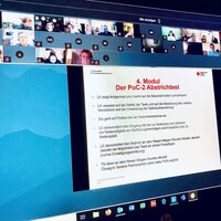 2021: Schulung Lehrkräfte Testhelfer IMG 7478