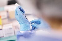 2023: Highres Deutsches Rotes Kreuz Impfzentrum Dresden 3257 Presseformat